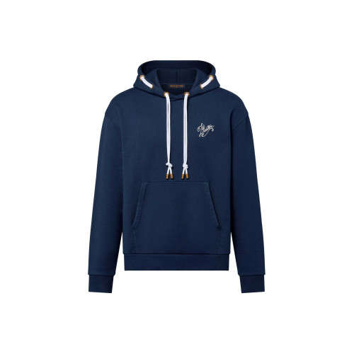 Logo Blue Men's Hoodie