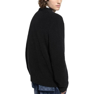 Black Men's Cardigan
